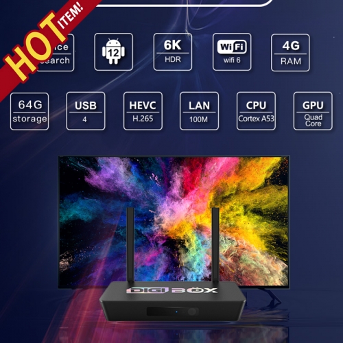 DIGIBox D3 Plus - 高性能かつ強力で安定したスマート TV ボックス,DIGIBOX