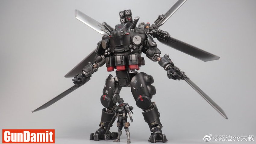 JoyToy Source 1/24 Iron Wrecker 05 Orbital Combat Mecha Night