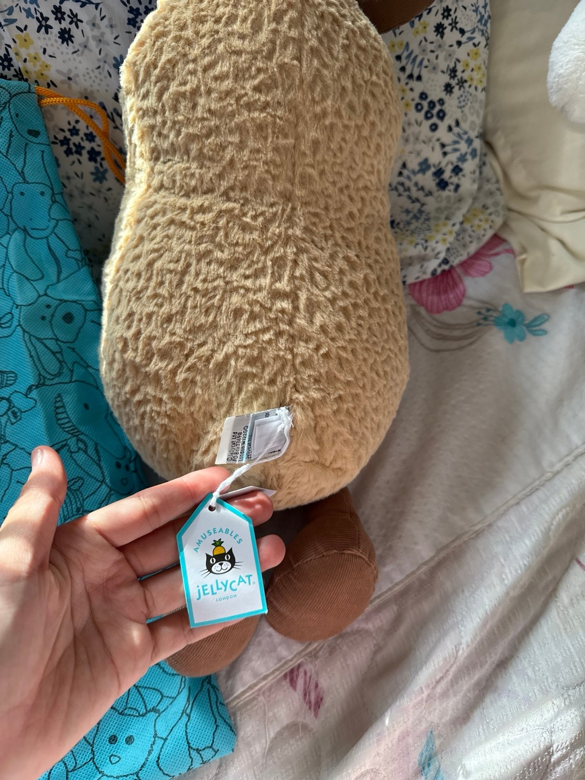 Amuseables Peanut Reindeer Large Jellycat New | Mercari