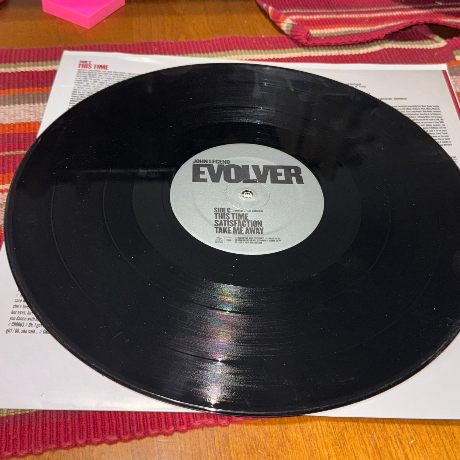 JOHN LEGEND EVOLVER VINYL LP SIDE 2 & 3 ONLY | Mercari