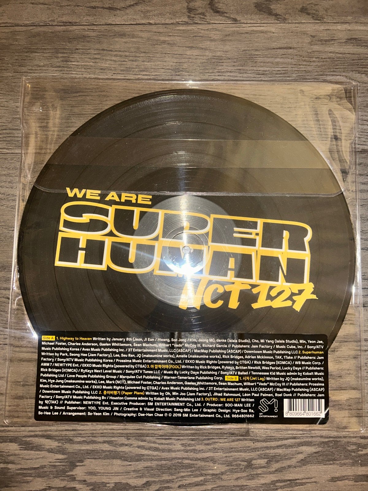 NCT 127 Jaehyun superhuman vinyl