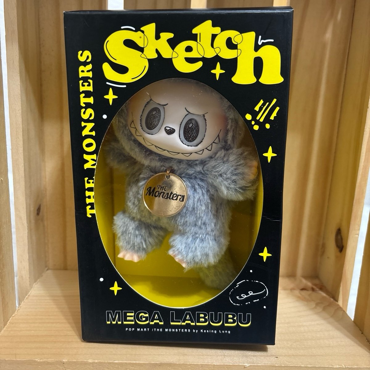 Cute Zimomo Labubu Mega Sketch doll (17 cm) | Mercari