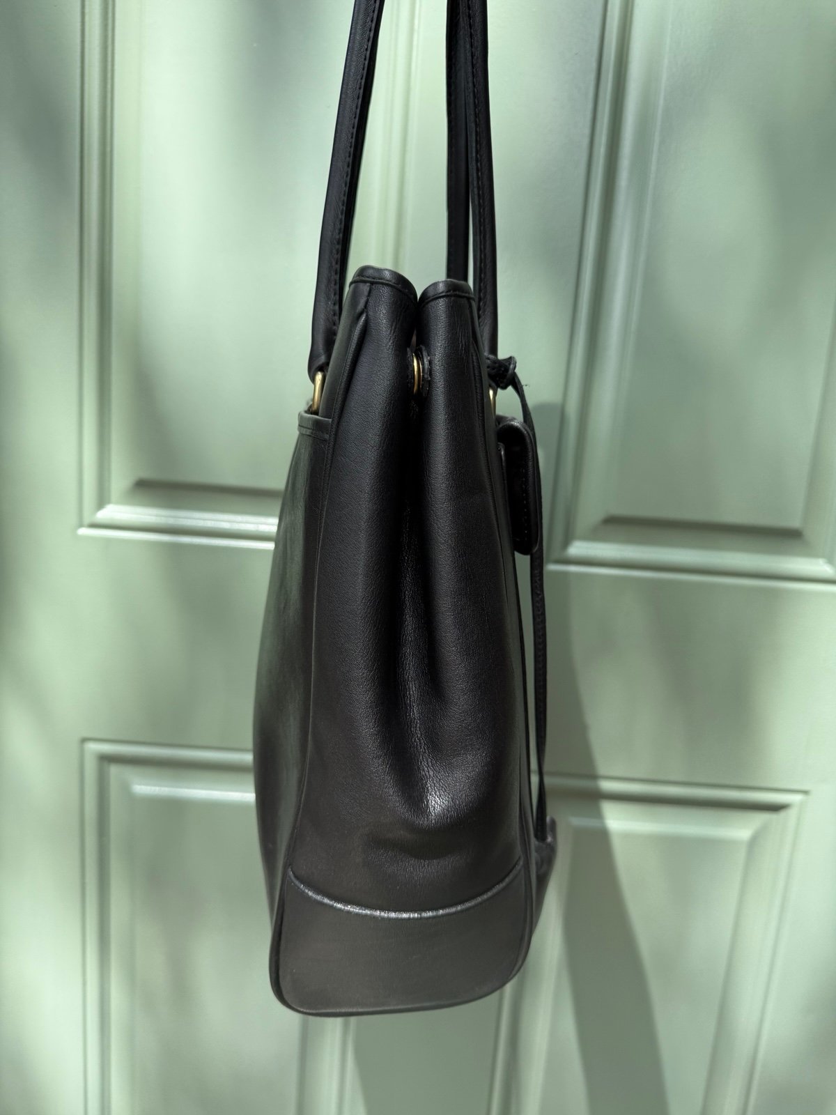 Vintage Coach Penelope Black Bucket Tote 9714 | Mercari