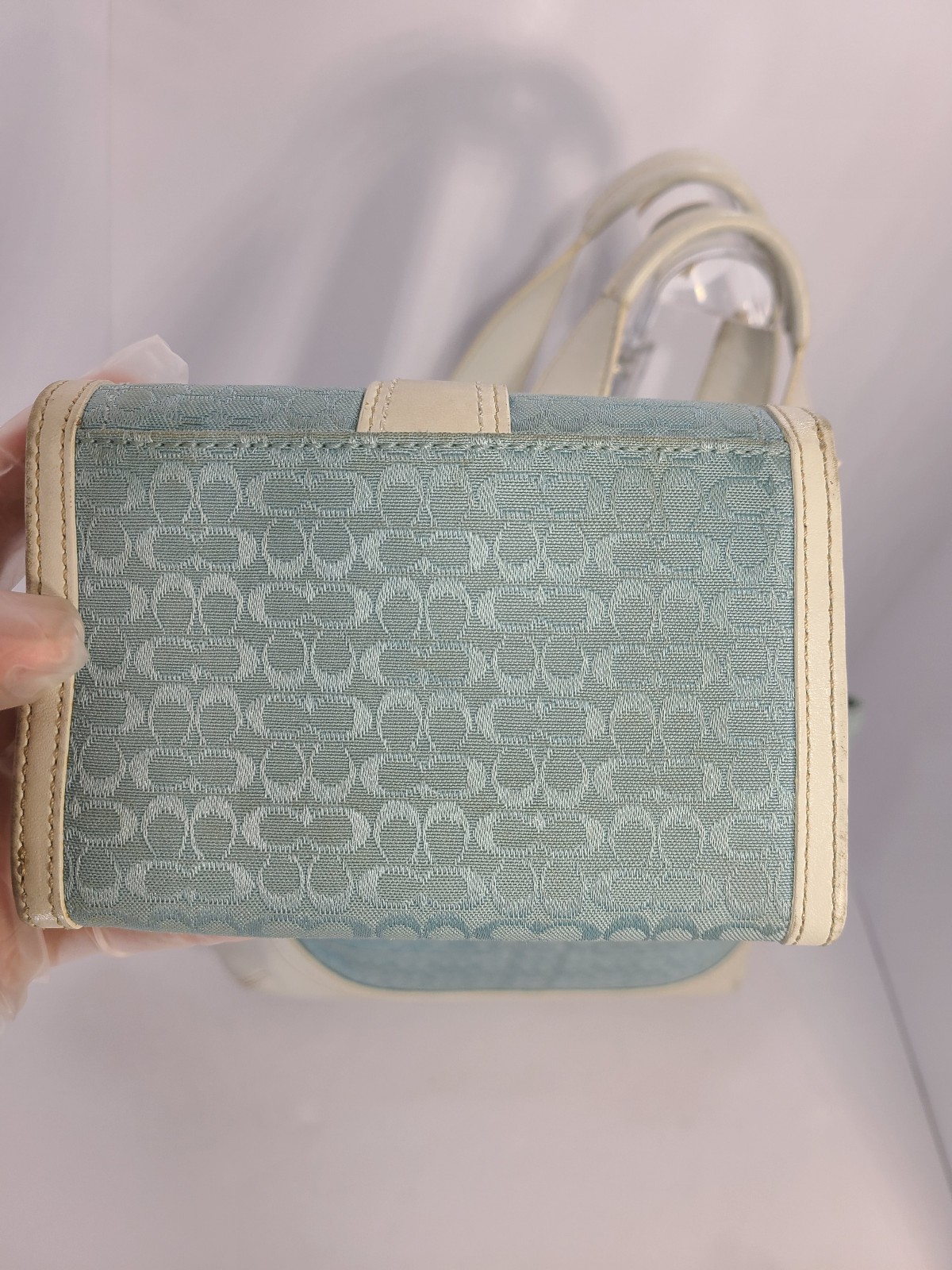 Coach Vintage Soho Signature Baby Blue Y2K | Mercari