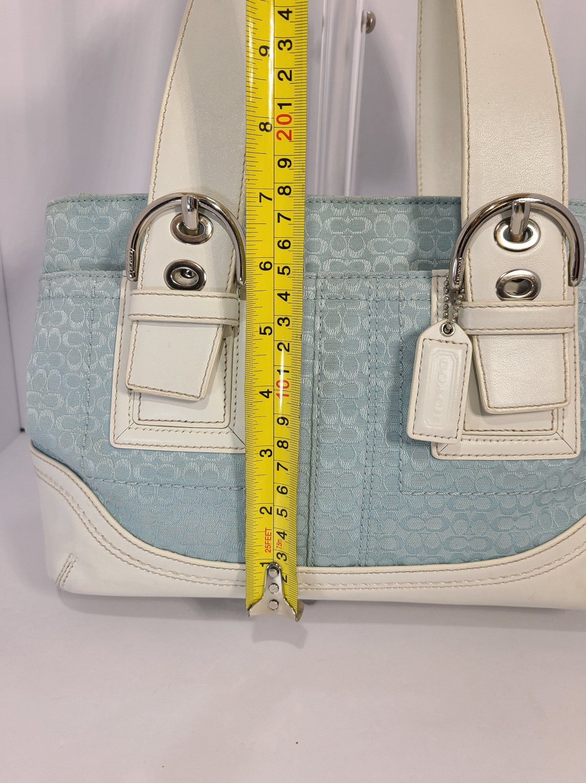 Coach Vintage Soho Signature Baby Blue Y2K | Mercari