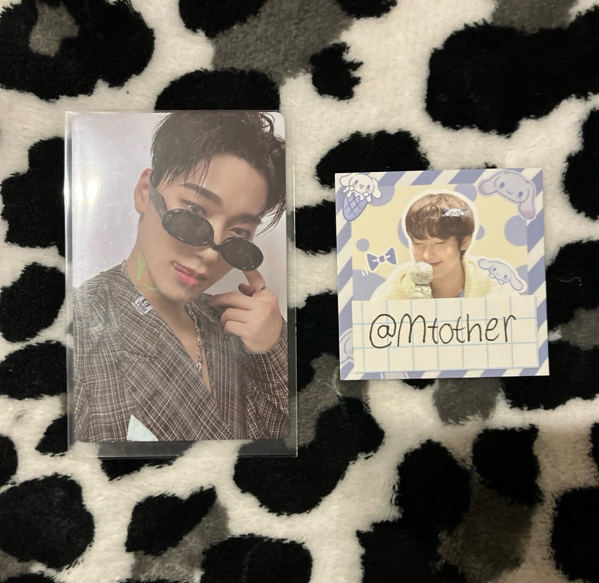 San Sunglasses Bouncy Photocard ATEEZ New | Mercari