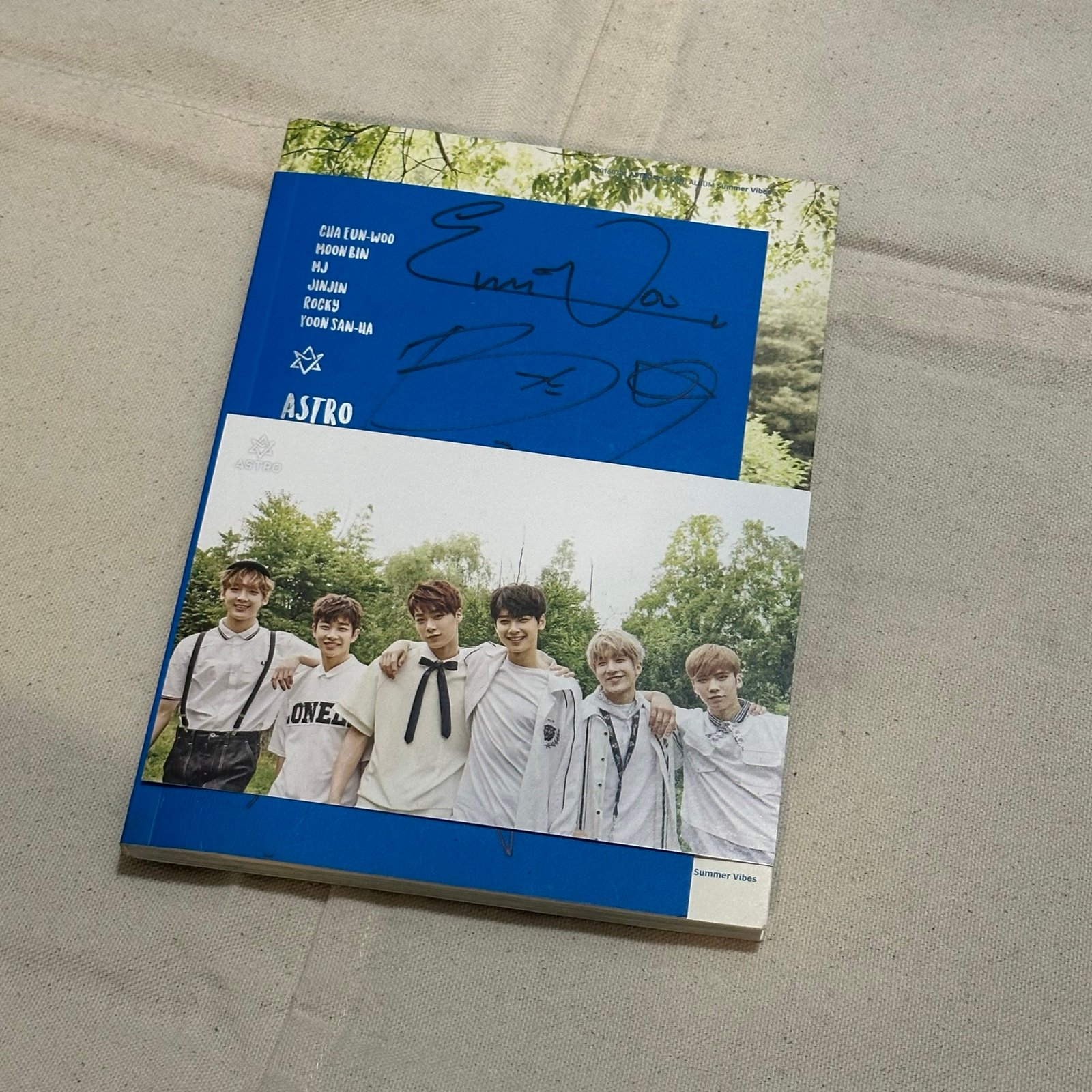 astro summer vibes アルバム 全員 直筆サイン astro summer vibes