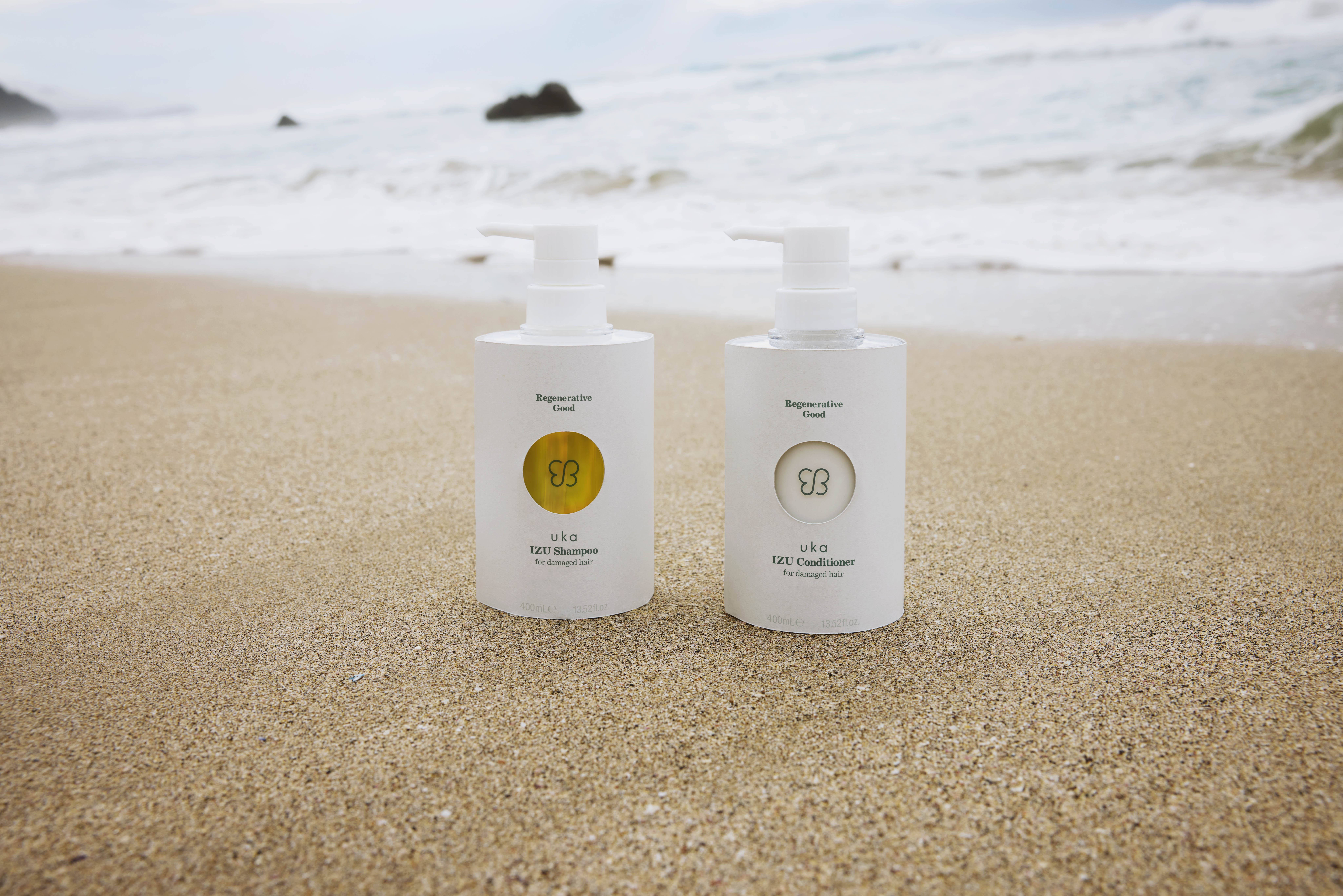 uka IZU Shampoo for damaged hair 'Glamorous Nighty night' 400mL