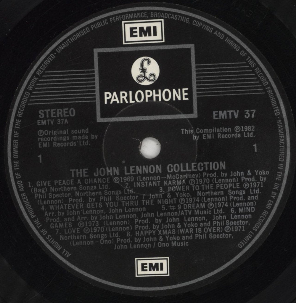 John Lennon The John Lennon Collection - EX UK Vinyl LP