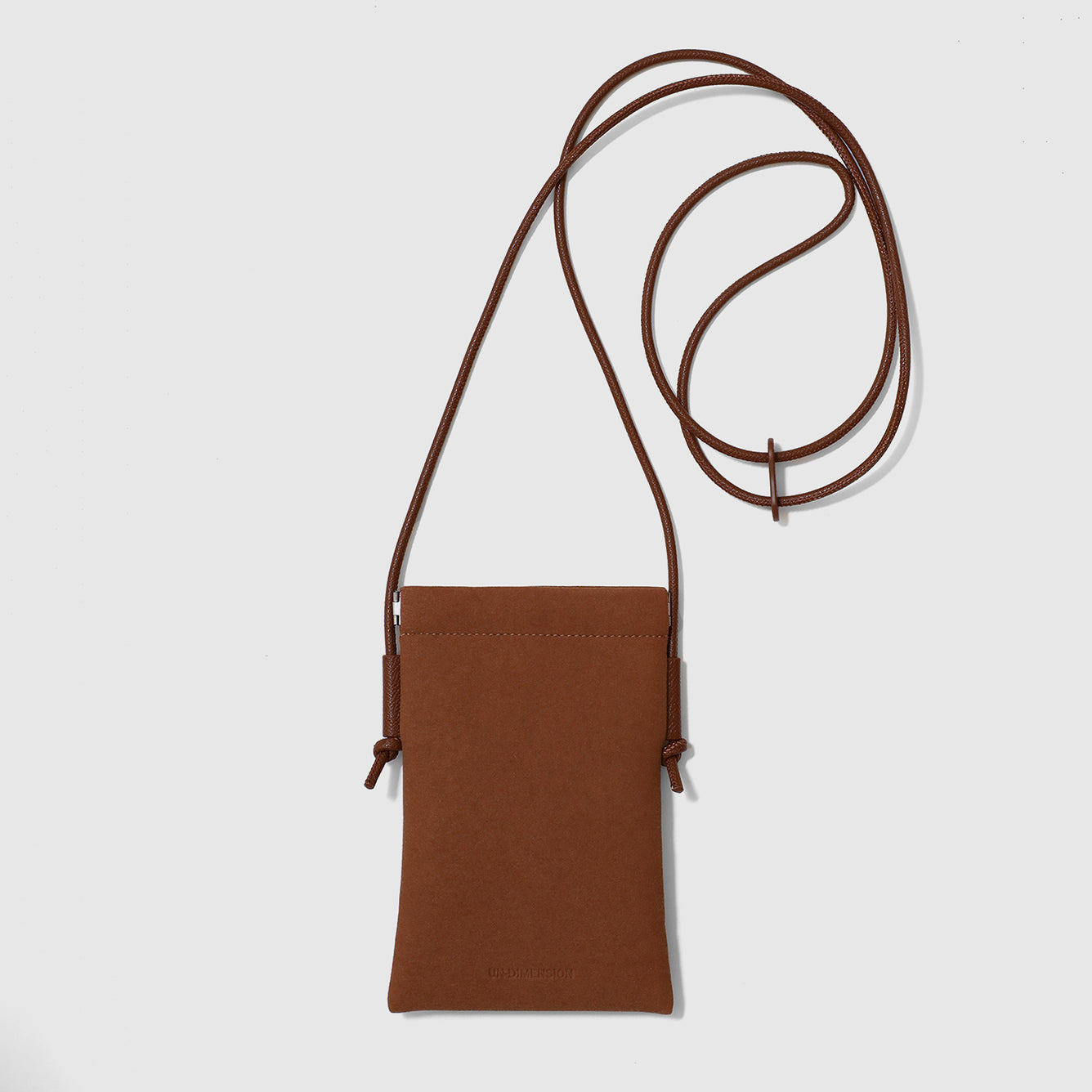 三枝明那 スマホショルダーバッグ -ブラウン- – un-dimension
