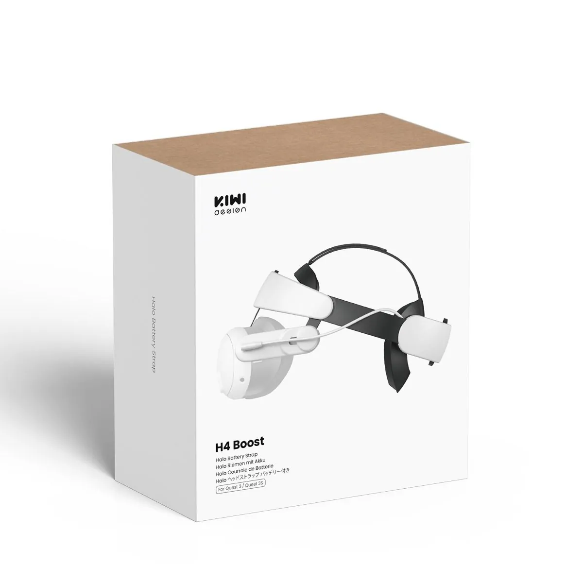 KIWI Design H4 Boost Battery Head Strap for Meta Quest 3 and 3S