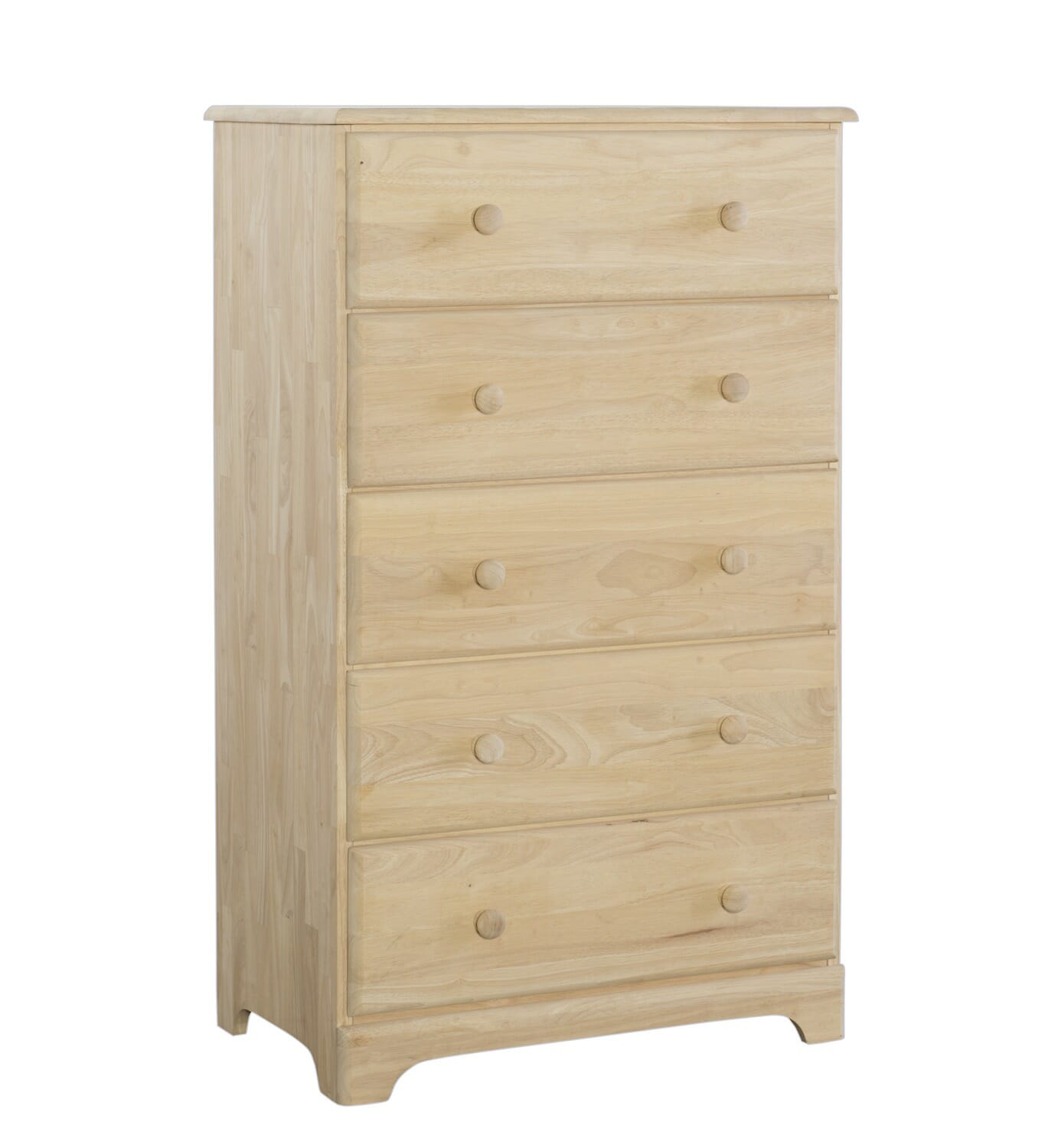 BD-5005 Jamestown Five Drawer Chest | Unfinished Furniture of