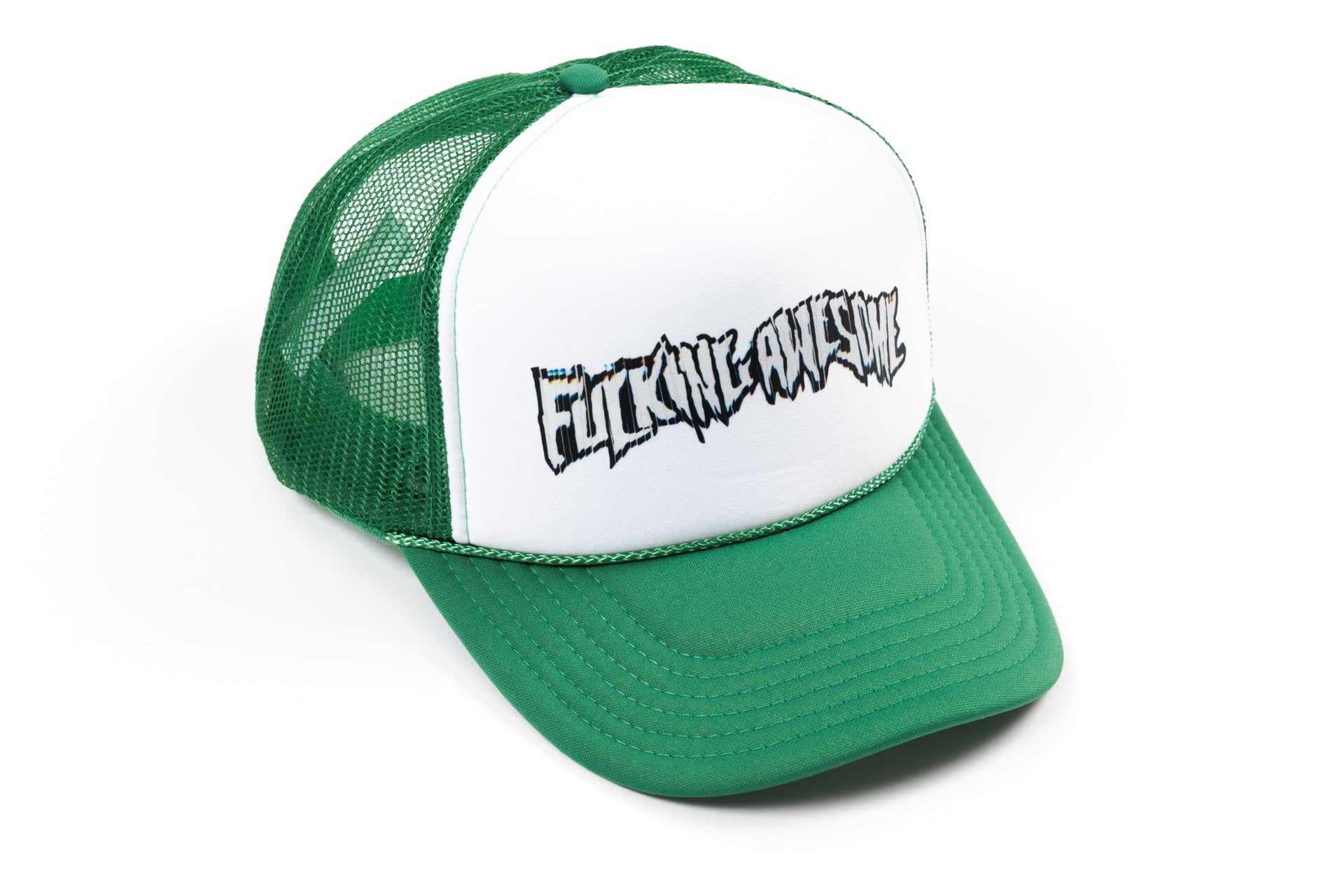 Fucking Awesome Scanner Warp Stamp Trucker Hat – Unheardof Brand