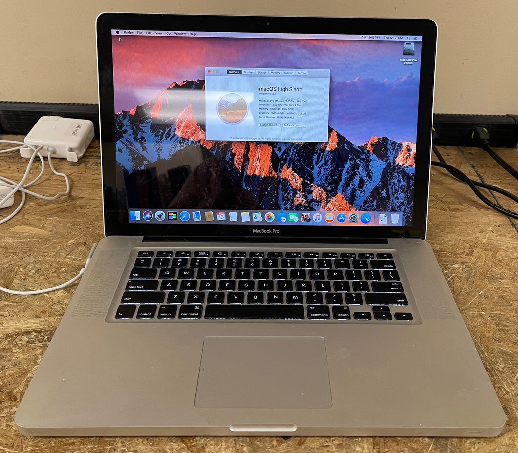 Apple MacBook Pro 15-inch Mid 2009 2.53GHz Intel Core 2 Duo