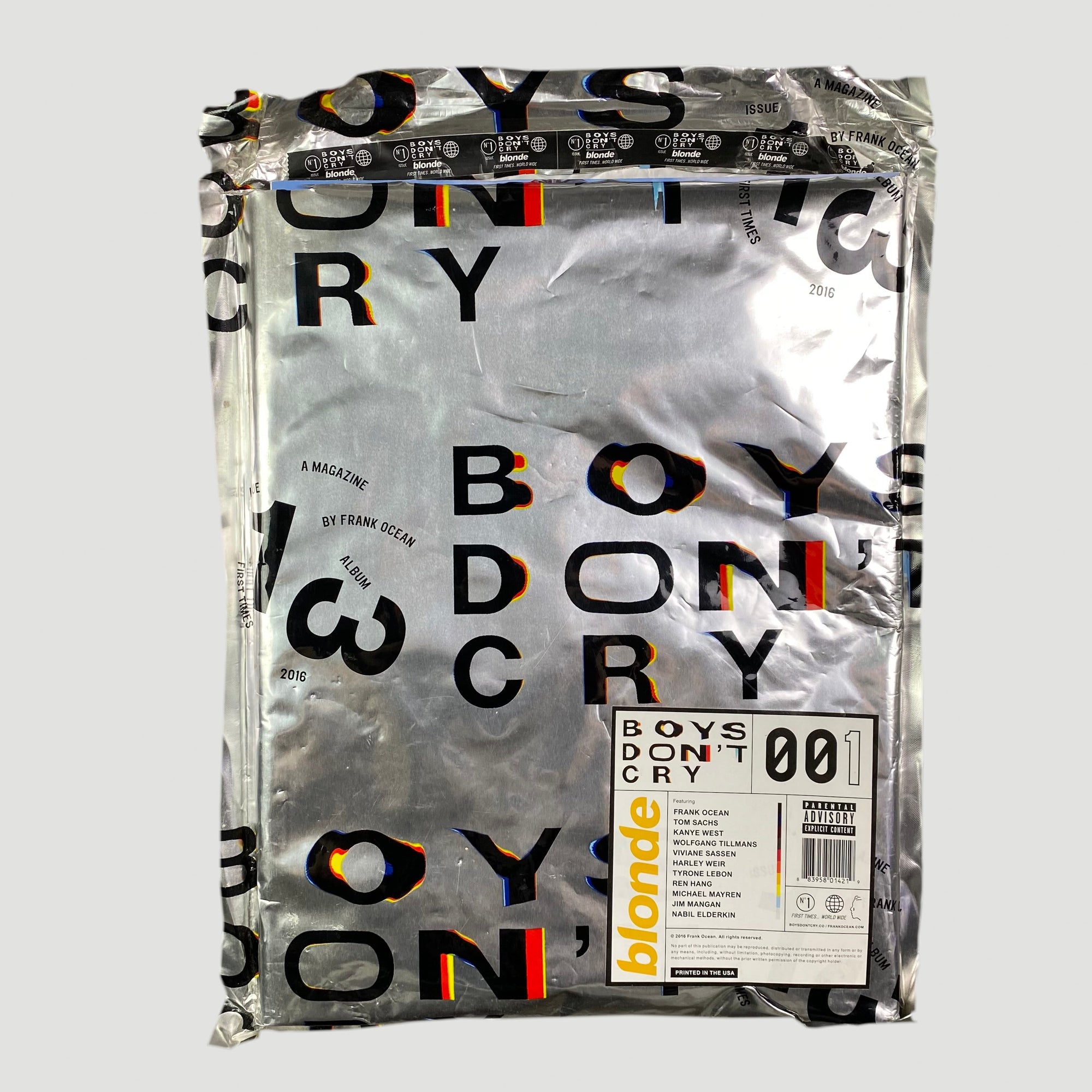 フランク・オーシャン Blond 「Boys Don't Cry」未開封新品 フランク