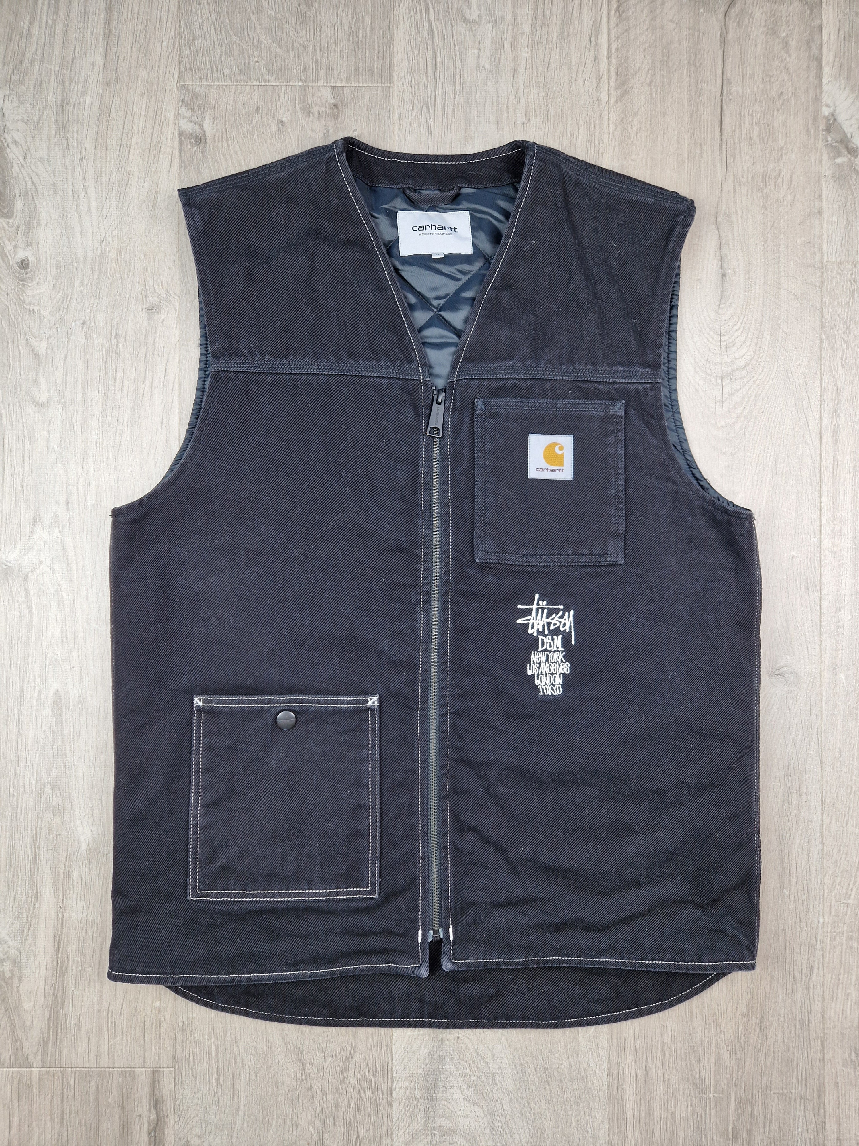 SUPER RARE Stussy x Carhartt x DSM vest (M) – uniform.streetwear