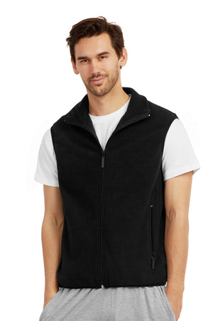 ET|TU MEN'S POLAR FLEECE VEST (PF1500E_BLACK) – Uni Hosiery Co Inc.