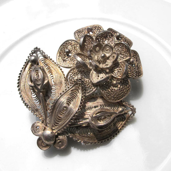 アンティーク ブローチ フィリグリー（ucj1001） - アンティーク家具