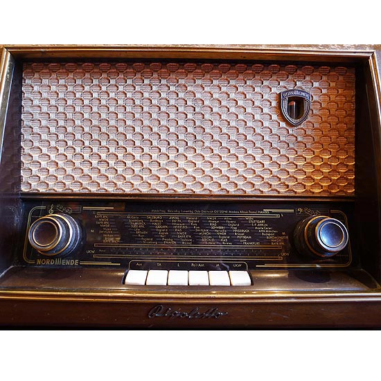 アンティーク 真空管ラジオ Rigoletto FA-55 Nordmende（uaa1001