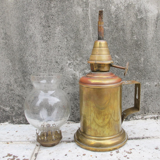 アンティーク オイルランプ OLYMPE ピジョンランプ（uol1079