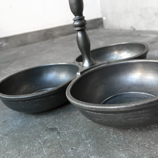 アンティーク ピュータートレイ 小物入れ（uoo1537） - アンティーク