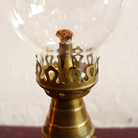 アンティーク オイルランプ OLYMPE ピジョンランプ（uol1001