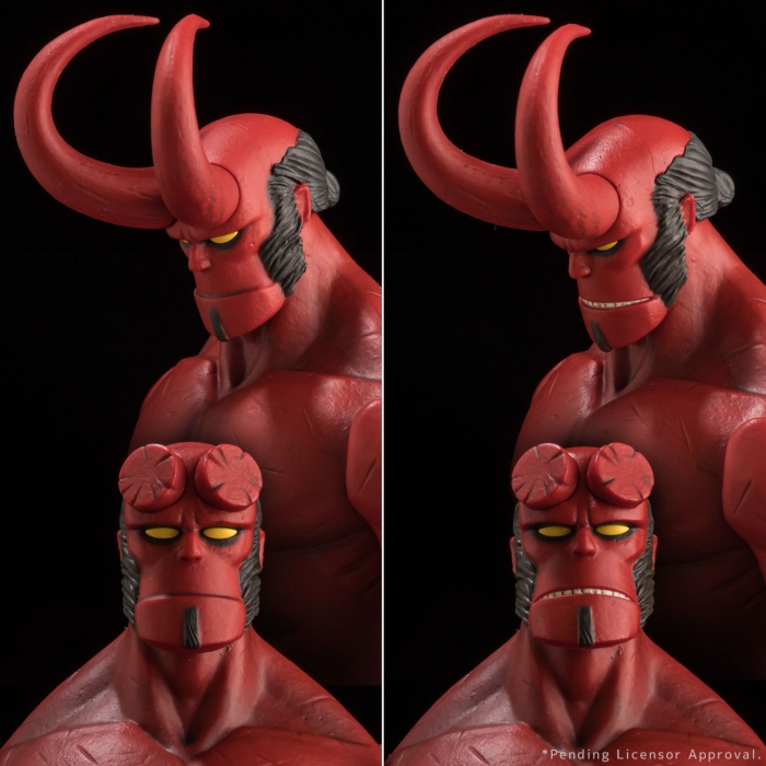 HELLBOY』より「ロブスター・ジョンソン」と「ヘルボーイ」が 1/12