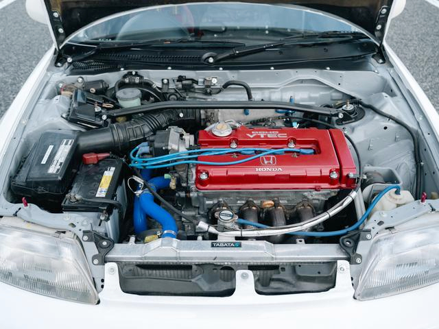 B16A N1エンジン搭載！モーテック制御！EF8型ホンダCR-X SiRの国内中古