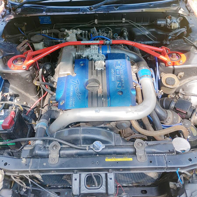 ER34流用ネオ6仕様RB25ターボ搭載！前後ワイドフェンダー！HCR32型