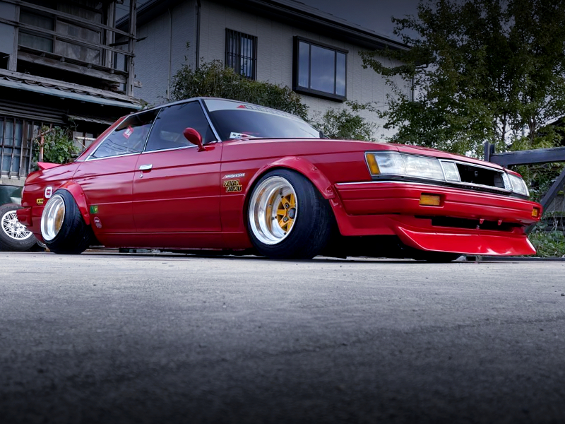 福岡仕様!コカコーラレッド塗装!前後オバフェン!リアドアノブ埋め!GX71