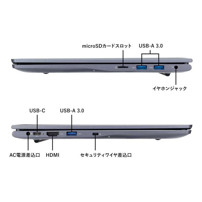 GM-JAPAN 超軽量ノートパソコンN4020 (14.1型) / Used Fun