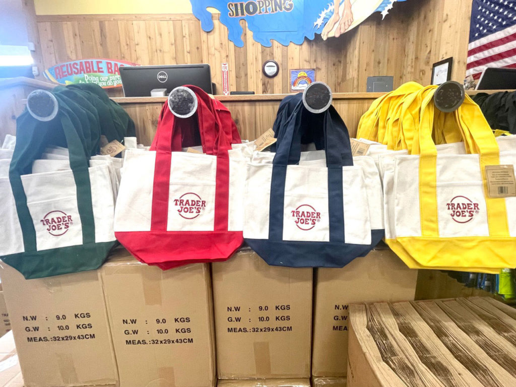 トレーダージョーズ即完売！噂のミニキャンバストートバッグ - ほぼ