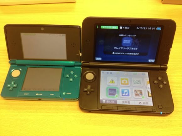 ニンテンドー3DSと3DS LLの大きさを比較してみた | ushigyunet