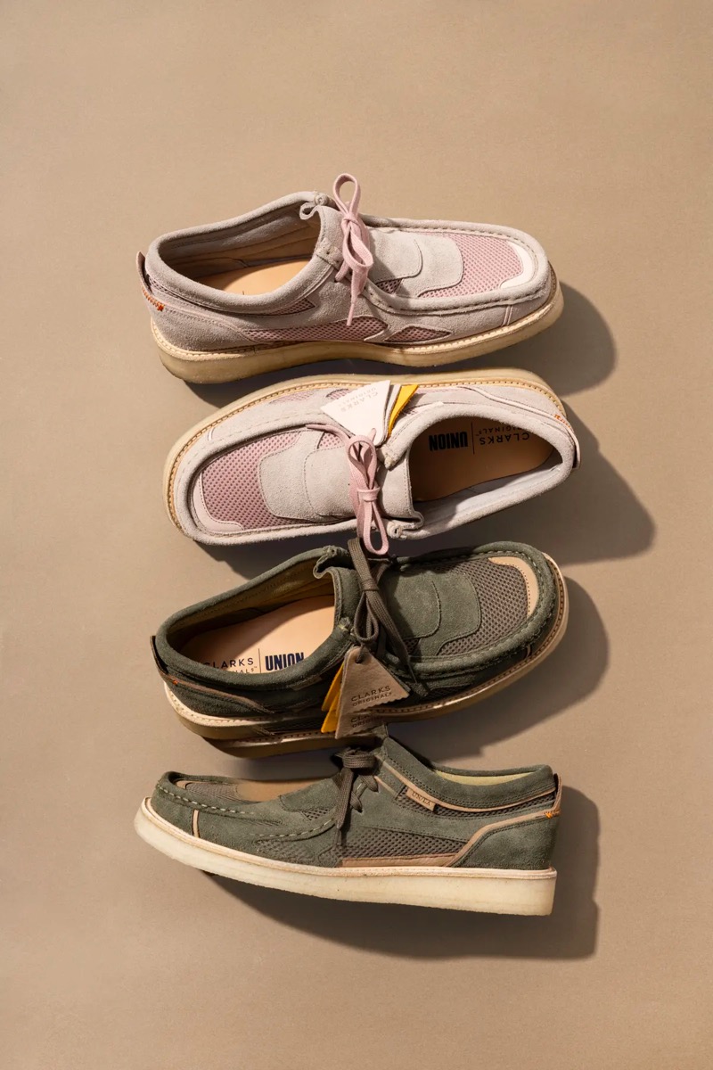 Clarks Originals × UNION『“Crazy Visions” Wallabee』が国内3月8日