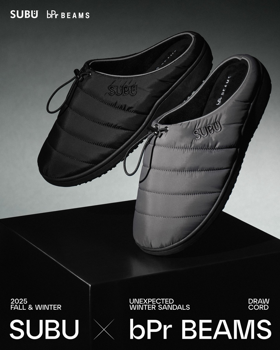 SUBU x bPr BEAMS 25FW 冬用別注サンダルが国内発売開始 | UP TO DATE