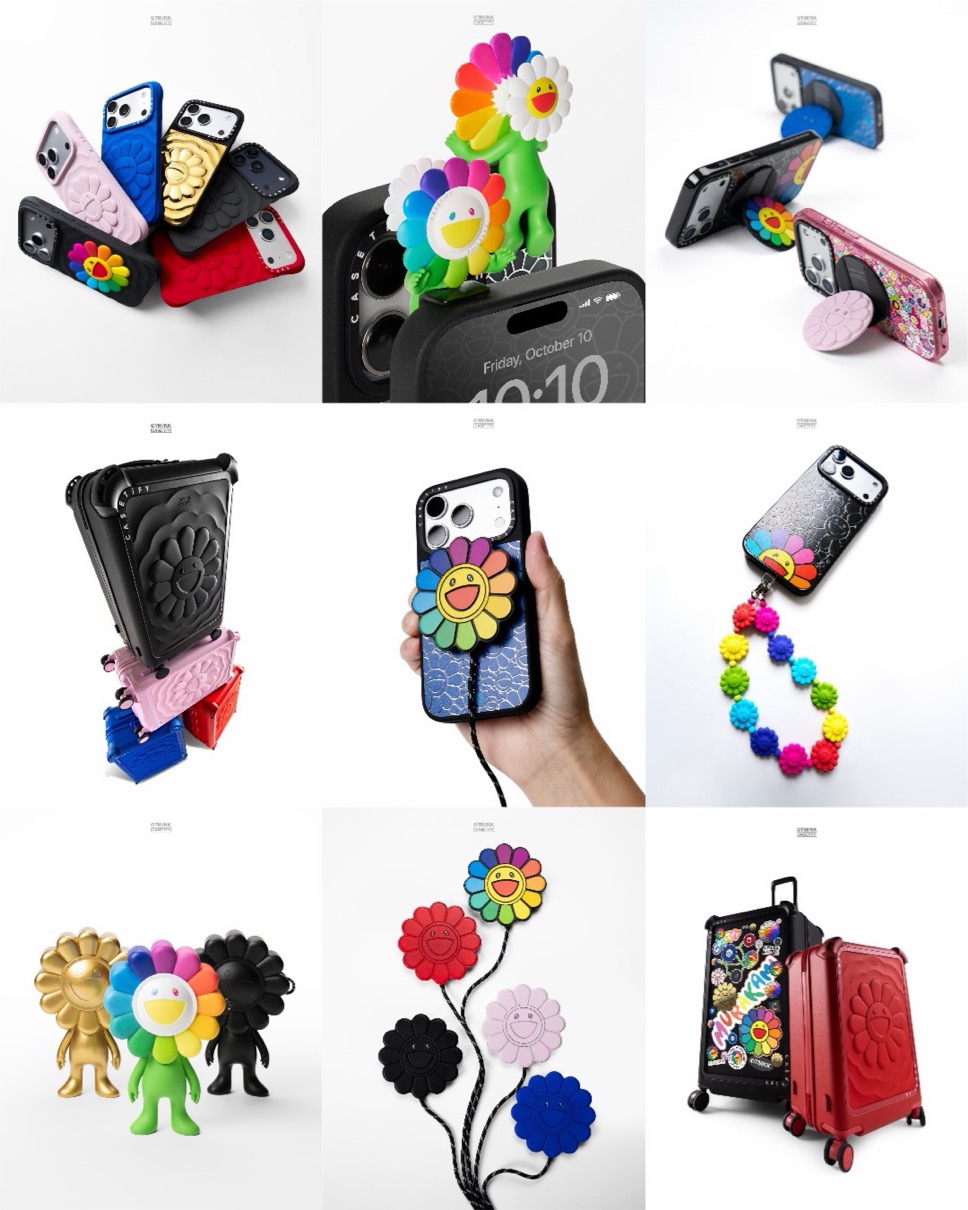 CASETiFY 村上隆 カラフル花柄 iPhoneケース 村上隆 x CASETiFY