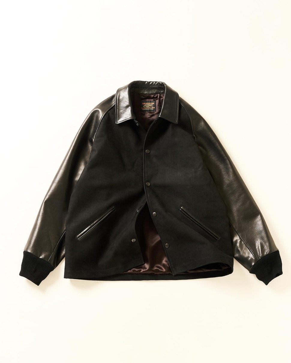 417 EDIFICE x SKOOKUM 25AW 別注レザースタジャンの国内追加先行予約
