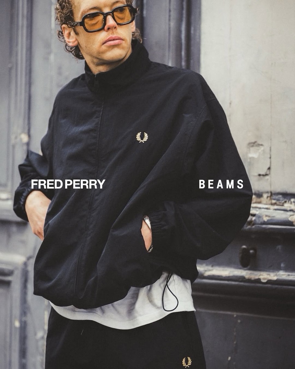 FRED PERRY x BEAMS 26SS 別注シェルジャケット&パンツの新色が国内2月