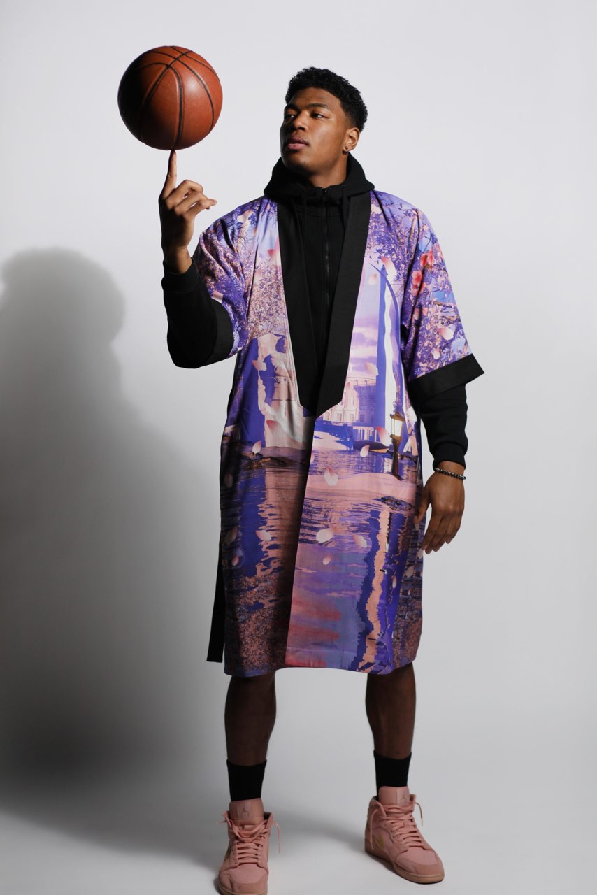 八村塁】『ブラックサムライDC桜版kimono』が500着限定で発売 | UP TO DATE