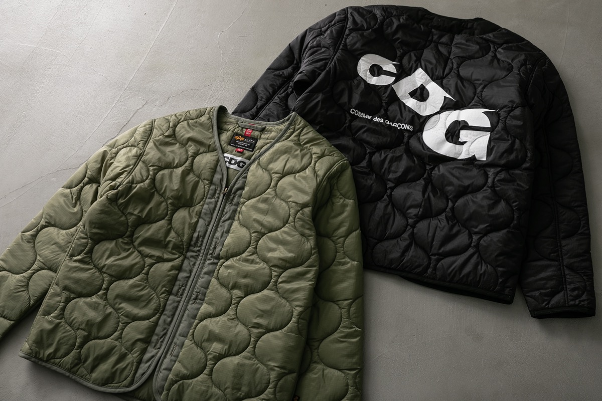 CDG × ALPHA INDUSTRIES 新作アイテムのオンライン販売が12月16日より