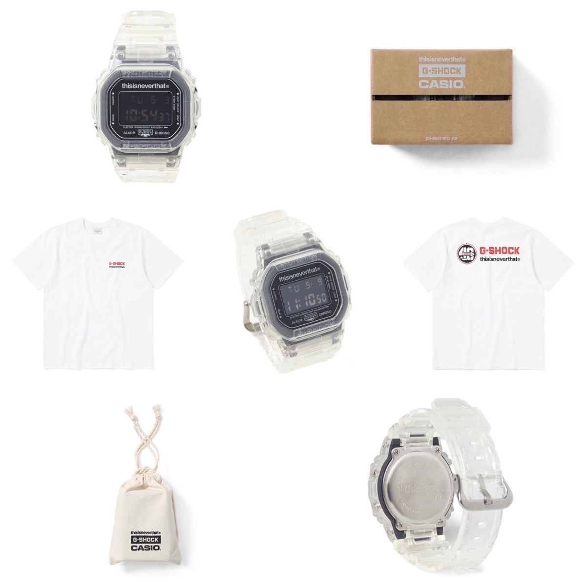 thisisneverthat®︎ × G-SHOCK 新作コラボウォッチ『DW-5600』が海外6