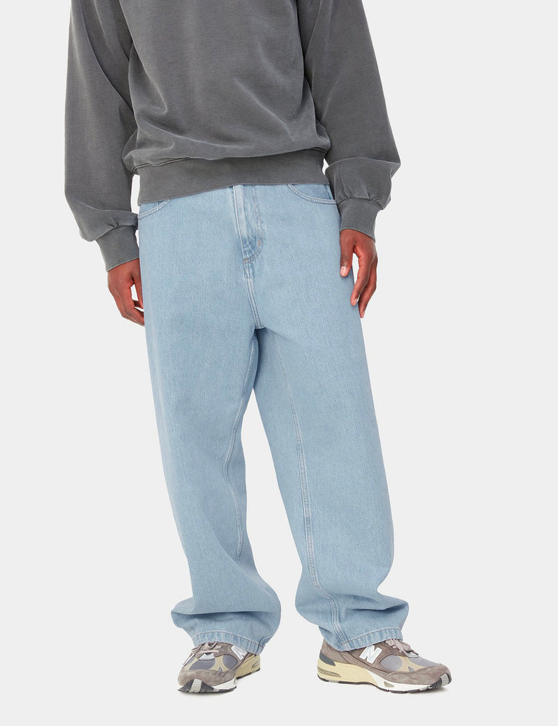 Carhartt-WIP Brandon Pant - Blue Heavy Stone Bleach | Urban Excess