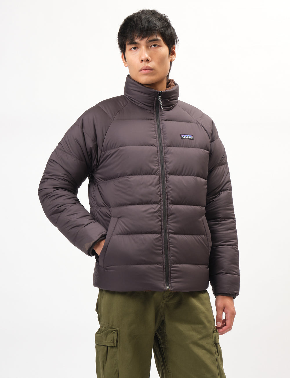 Patagonia Reversible Silent Down Jacket - Ink Black | Urban Excess