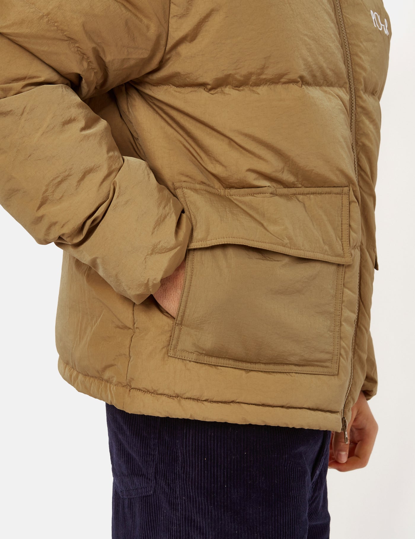 Polar Skate Co. Pocket Puffer Jacket - Antique Gold I Urban Excess