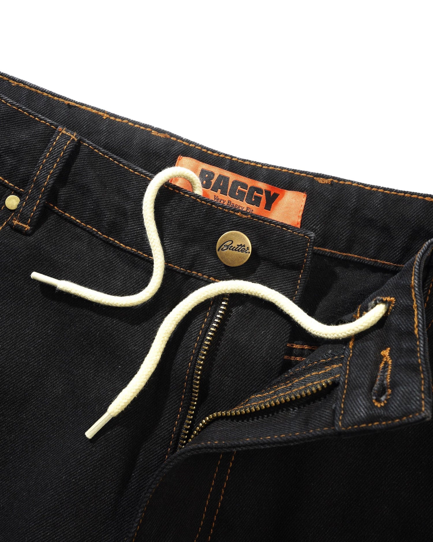 Baggy Denim Jeans, Washed Black – Butter Goods USA