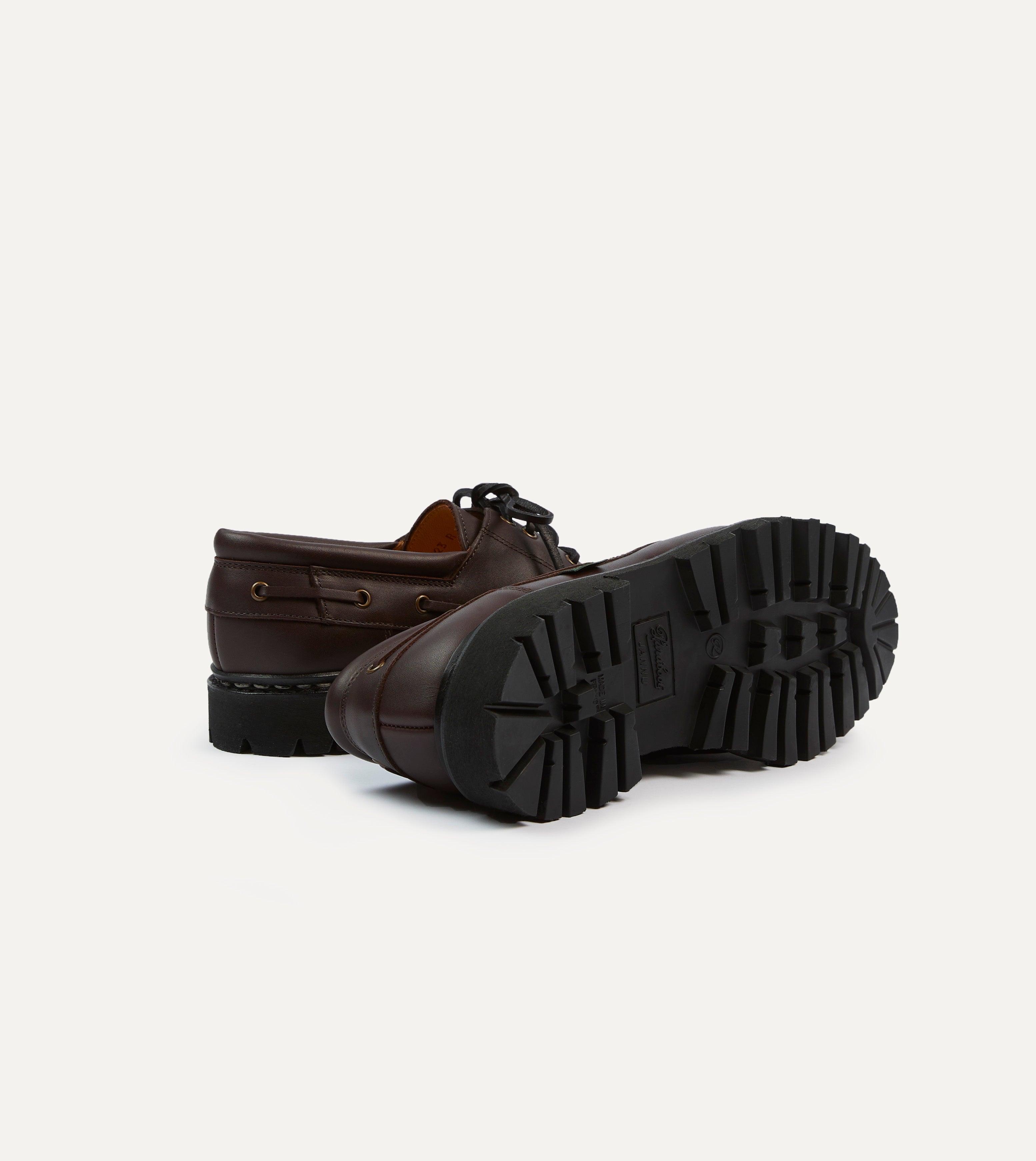 Paraboot Chimey Ébène Calf Leather Derby Shoe – Drakes US