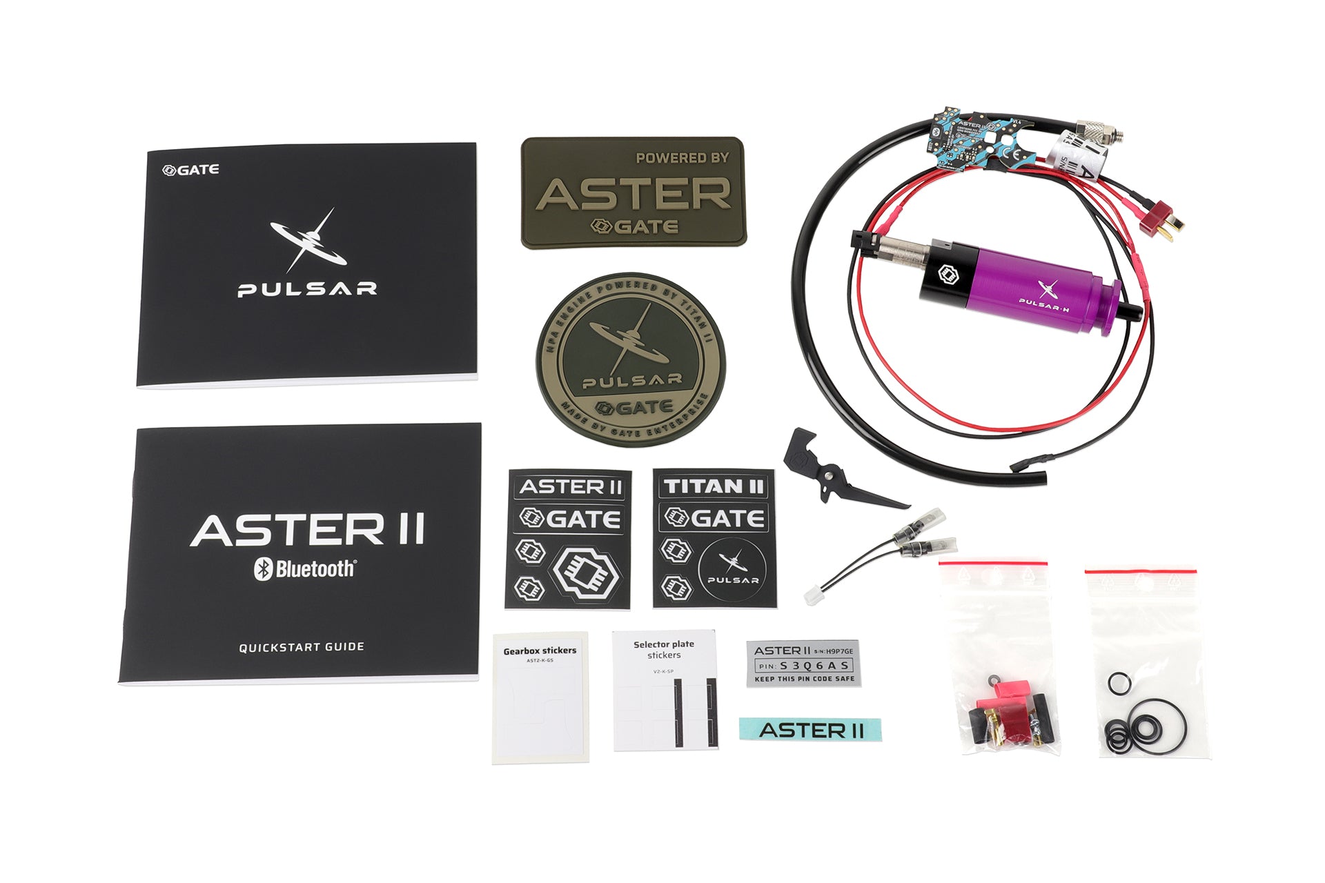 PULSAR H Hybrid Single Solenoid HPA Engine set with ASTER II