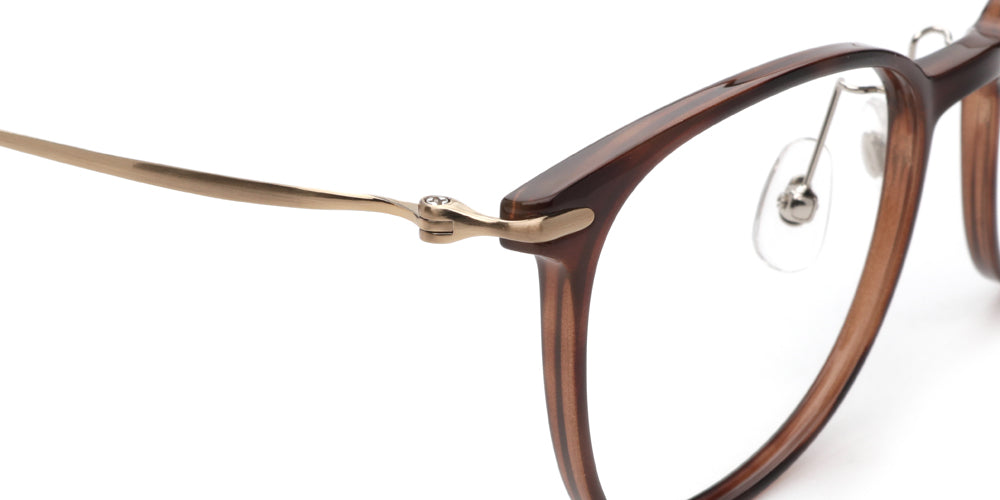 Airframe Combi U085 Eyeglasses | Brown Tortoise Wellington Glasses