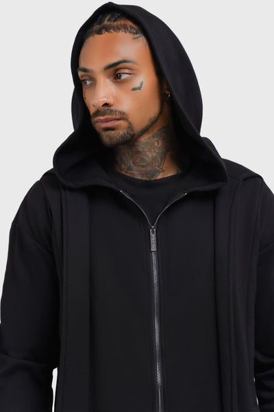Hardcoded Poetry Longline Hoodie | Killstar
