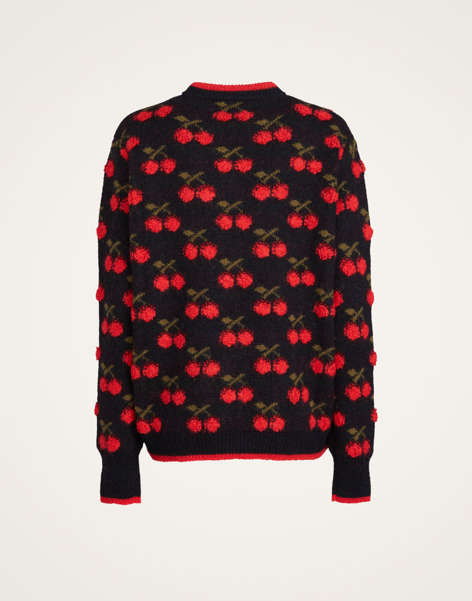 Cherry Sweater in Black / Red for Women | La DoubleJ US